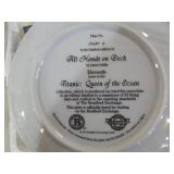 10 Bradford Exchange Titanic: Queen of the Ocean Decorative Plates