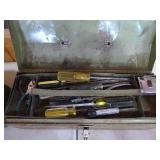 3 Metal Toolboxes with Assorted Tools