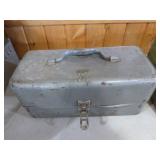 3 Metal Toolboxes with Assorted Tools