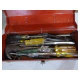 3 Metal Toolboxes with Assorted Tools
