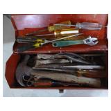 3 Metal Toolboxes with Assorted Tools