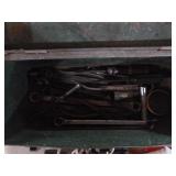 2 Metal Toolboxes with Some Tools