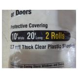 Plastic Sheeting and Paint Roller Pads