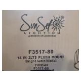 Sun Set Flush Mount Light Fixture