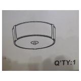 Sun Set Flush Mount Light Fixture