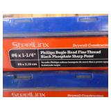 8 Packs of SteelLinx Phillips Bugle Head Screws