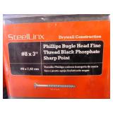 7 Packs of SteelLinx Phillips Bugle Head Screws