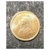 1/10TH OZ .999 FINE GOLD 2022 SOUTH AFRICAN KRUGERRAND