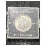 1964 US KENNEDY HALF DOLLAR IN CASE