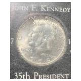 1964 US KENNEDY HALF DOLLAR IN CASE