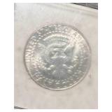 1964 US KENNEDY HALF DOLLAR IN CASE