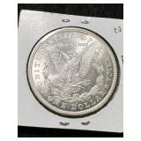 1921-D US MORGAN SILVER DOLLAR MS64