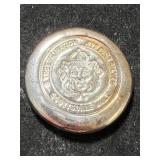 5 TROY OZ .999 FINE SILVER SCOTTSDALE MINT ROUND