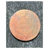 1822 US CORONET HEAD LARGE CENT
