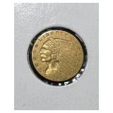 1910 US $2.5 GOLD INDIAN