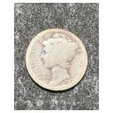 1917 US MERCURY DIME