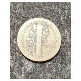 1917 US MERCURY DIME