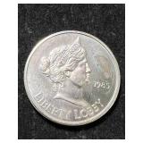 1 TROY OZ .999 FINE SILVER LIBERTY LOBBY ROUND