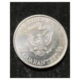 1 TROY OZ .999 FINE SILVER LIBERTY LOBBY ROUND