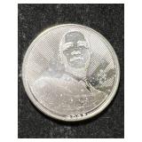 1 TROY OZ .999 FINE SILVER BARACK OBAMA ROUND