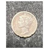 1918 US MERCURY DIME