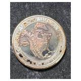 1 TROY OZ .999 FINE SILVER CARGILL SEEDS ROUND