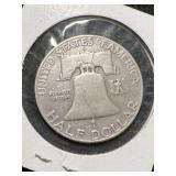 1952-D US FRANKLIN HALF DOLLAR