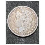 1880 US MORGAN SILVER DOLLAR