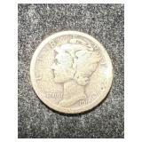 1918-D US MERCURY DIME