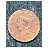 1825 US CORONET HEAD LARGE CENT