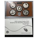 2015 US MINT AMERICA THE BEAUTIFUL QUARTERS PROOF SET