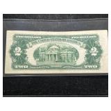 1953A US RED SEAL $2 BILL