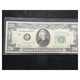 1950 US GREEN SEAL $20 BILL