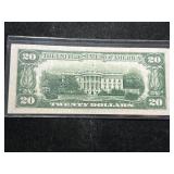 1950 US GREEN SEAL $20 BILL