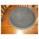 Vintage hardwood rocking chair with...