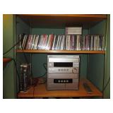 Yamaha 3-disc cd changer with remot...