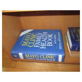 Wood bookshelf plus content appro...