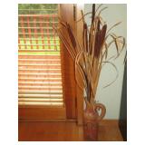 Mid Century Terra cotta pitcher wit...