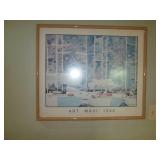 Misc wall art plus ceramic birdhous...