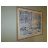 Misc wall art plus ceramic birdhous...