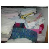 Variety of hand and bath towels...