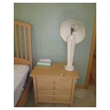 Pair of Light tone 2-drawer night s...