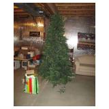 Lighted Christmas tree...