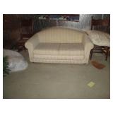 Small loveseat, two chairs and two ...