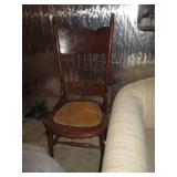 Small loveseat, two chairs and two ...