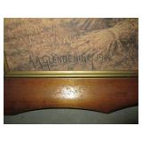 Vintage 52 x 28" farm scene...