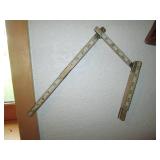 Vintage wood saw, utility knife, le...