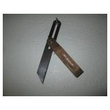 Vintage wood saw, utility knife, le...