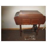 Vintage Wood Seamstress work statio...