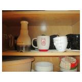 Food chopper, mugs, Corelle dishes ...